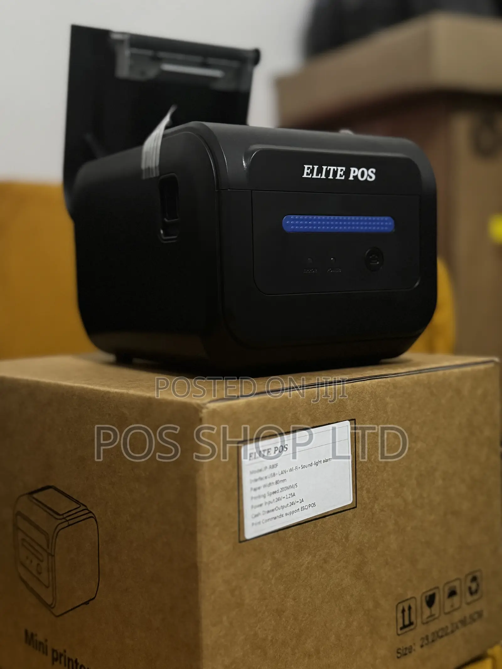 Wifi Thermal Printer: Usb+ Lan+ Wi-Fi+ Sound-Light Alarm