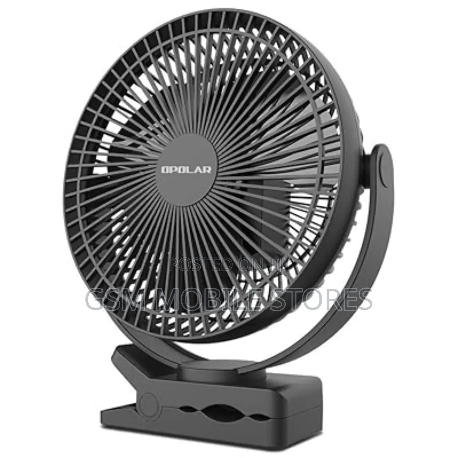Clip Camping Rechargeable Fan With Remote and Light Button