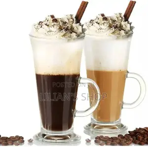 6 Pieces of Irish Coffee Ice Cream Tea Glasses – Colourless