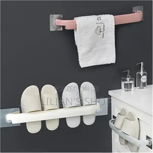 No Drill Kitchen or Bathroom Towel Holder