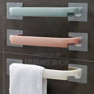 No Drill Kitchen or Bathroom Towel Holder