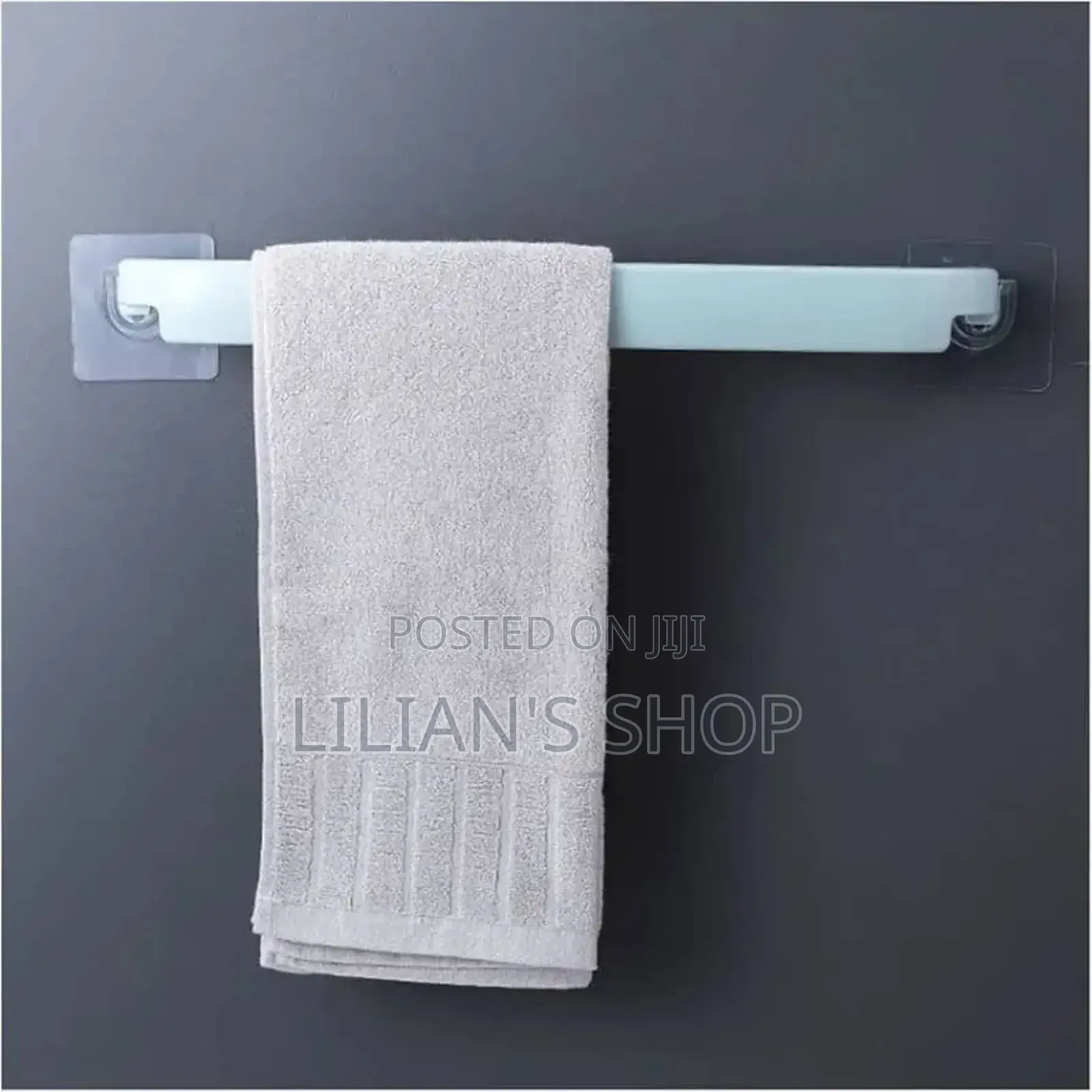 No Drill Kitchen or Bathroom Towel Holder