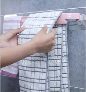 No Drill Kitchen or Bathroom Towel Holder
