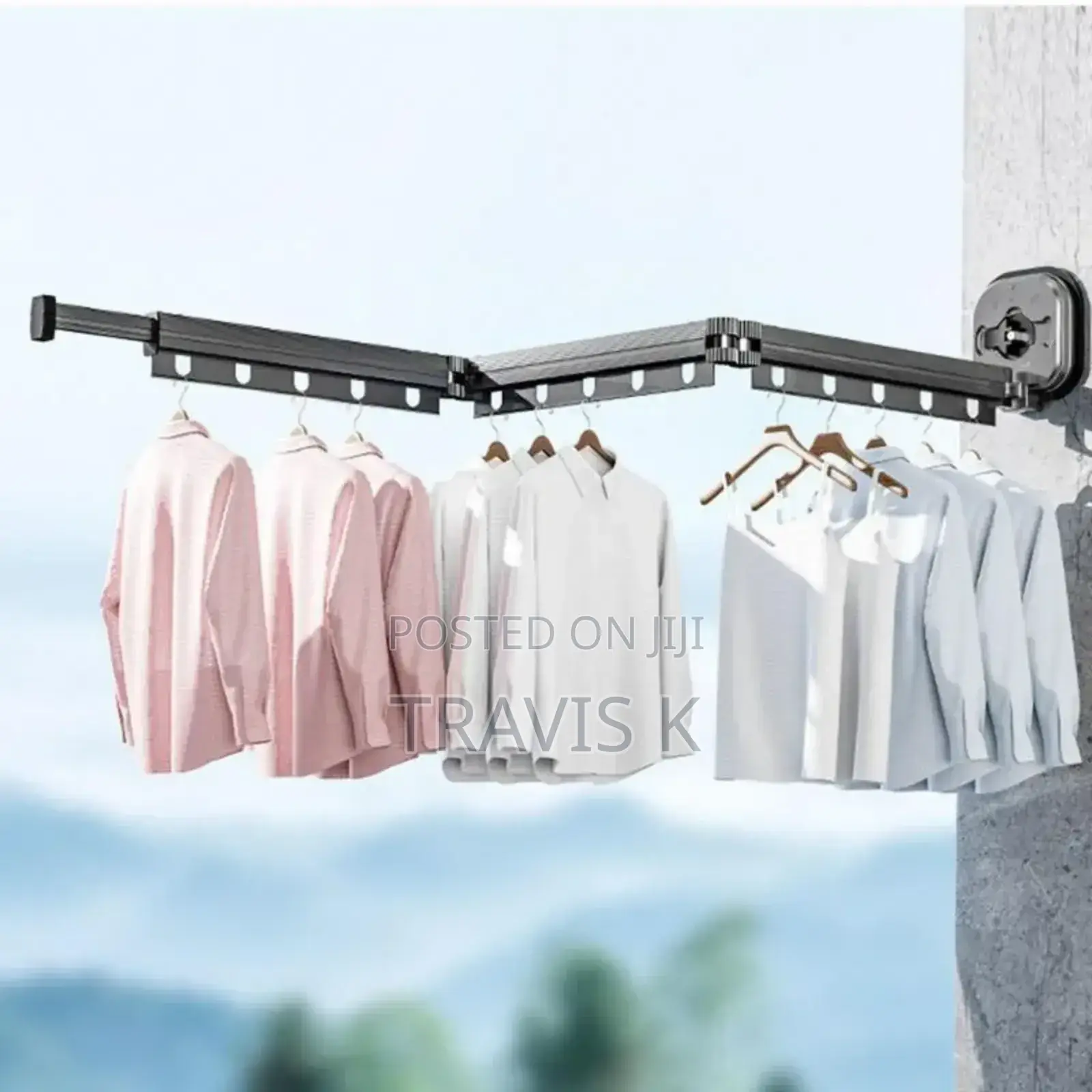 High Suction Wall Mount Clothes Hanger