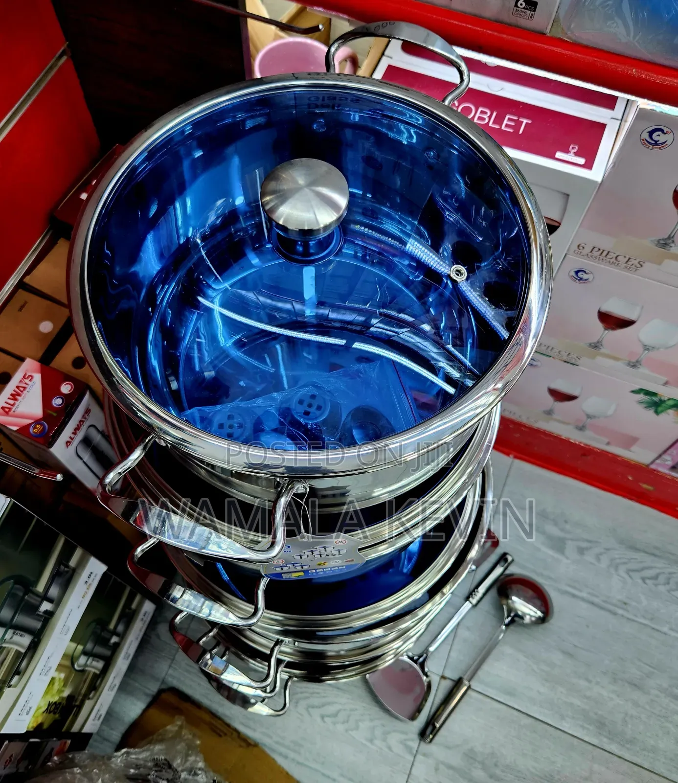 Stainless Steel Saucepans With Steamer