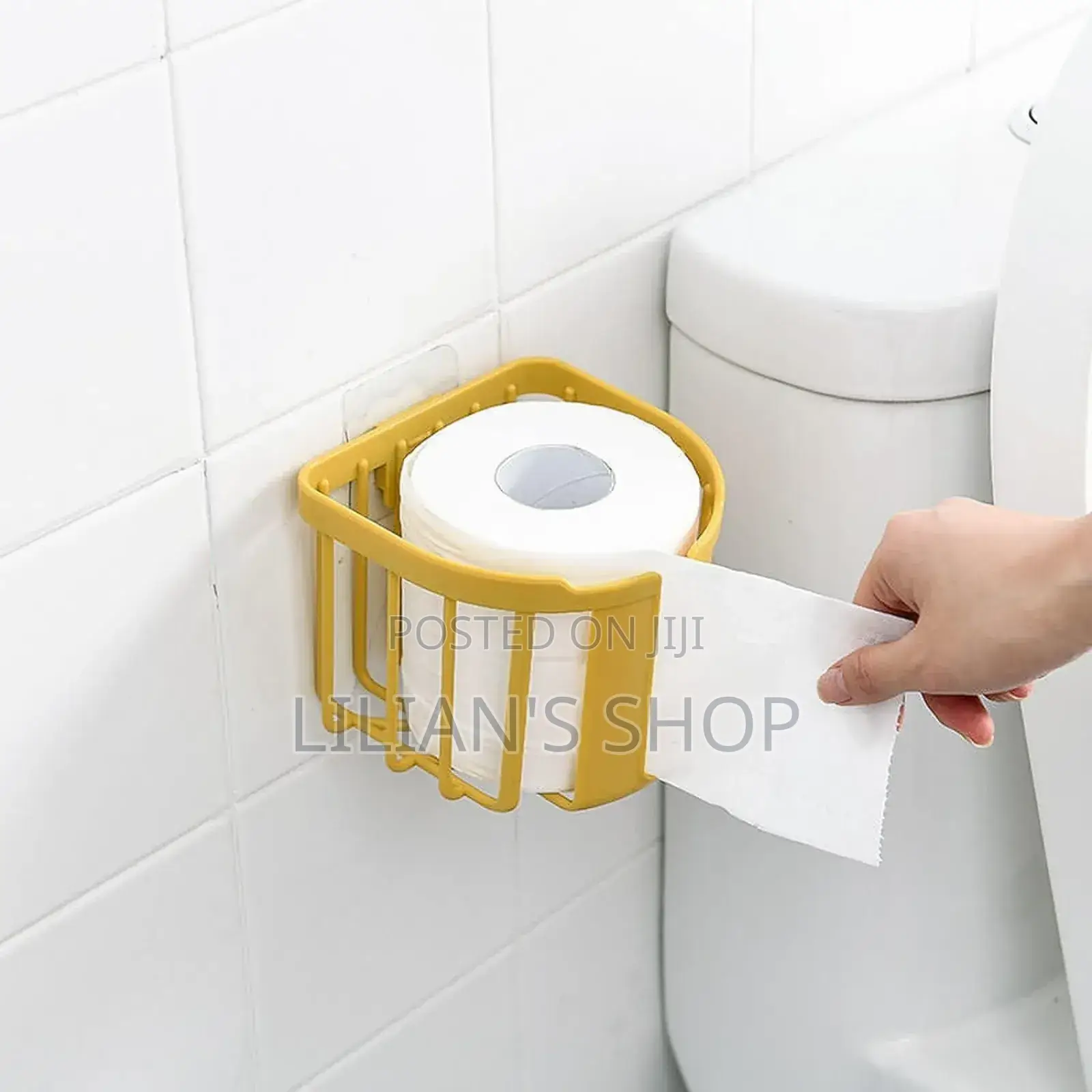 2pcs No Drill Toilet Paper Holders