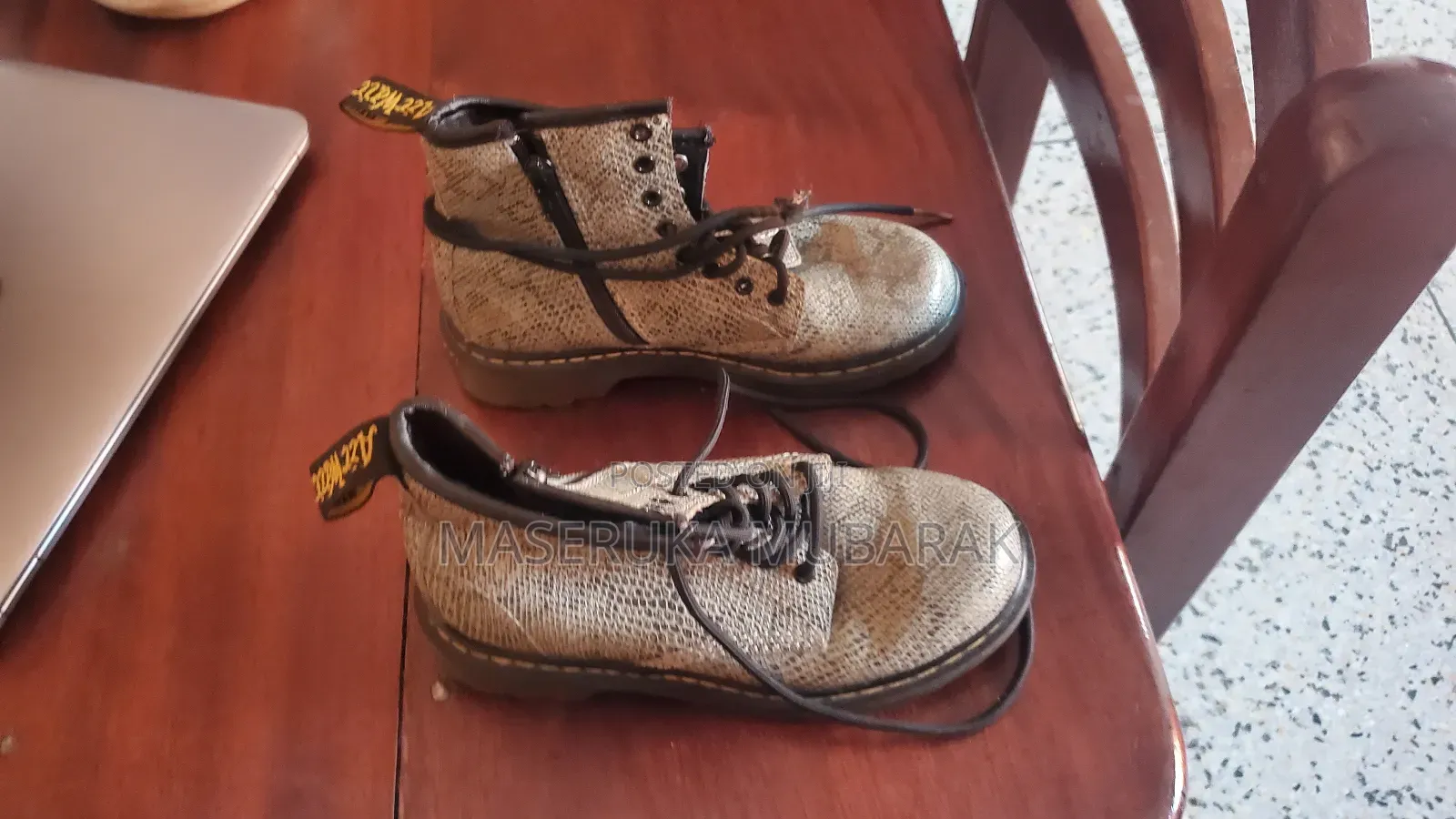 Leather Boots For Young Gals Size 33