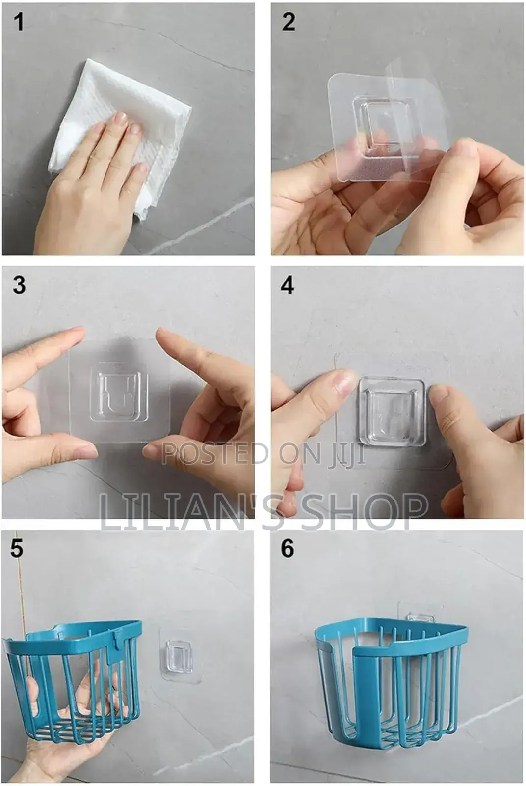 2pcs No Drill Toilet Paper Holders