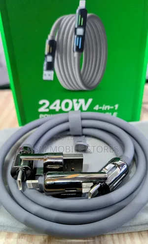 New Infinix 240w 4in1 Usb Cable Fast Charging Phones Laptops