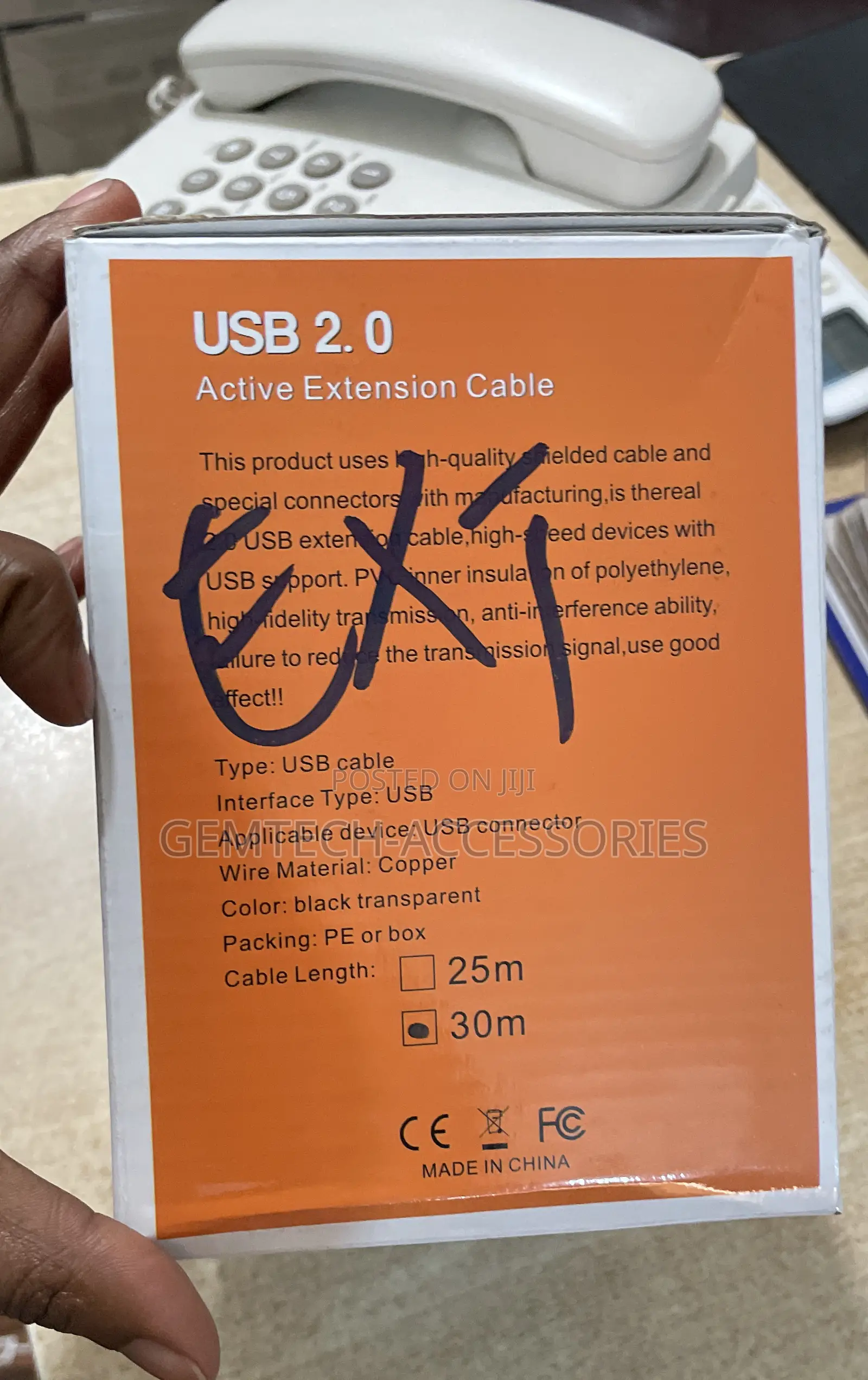 Usb Extension Cable 30m ( Male to Female)