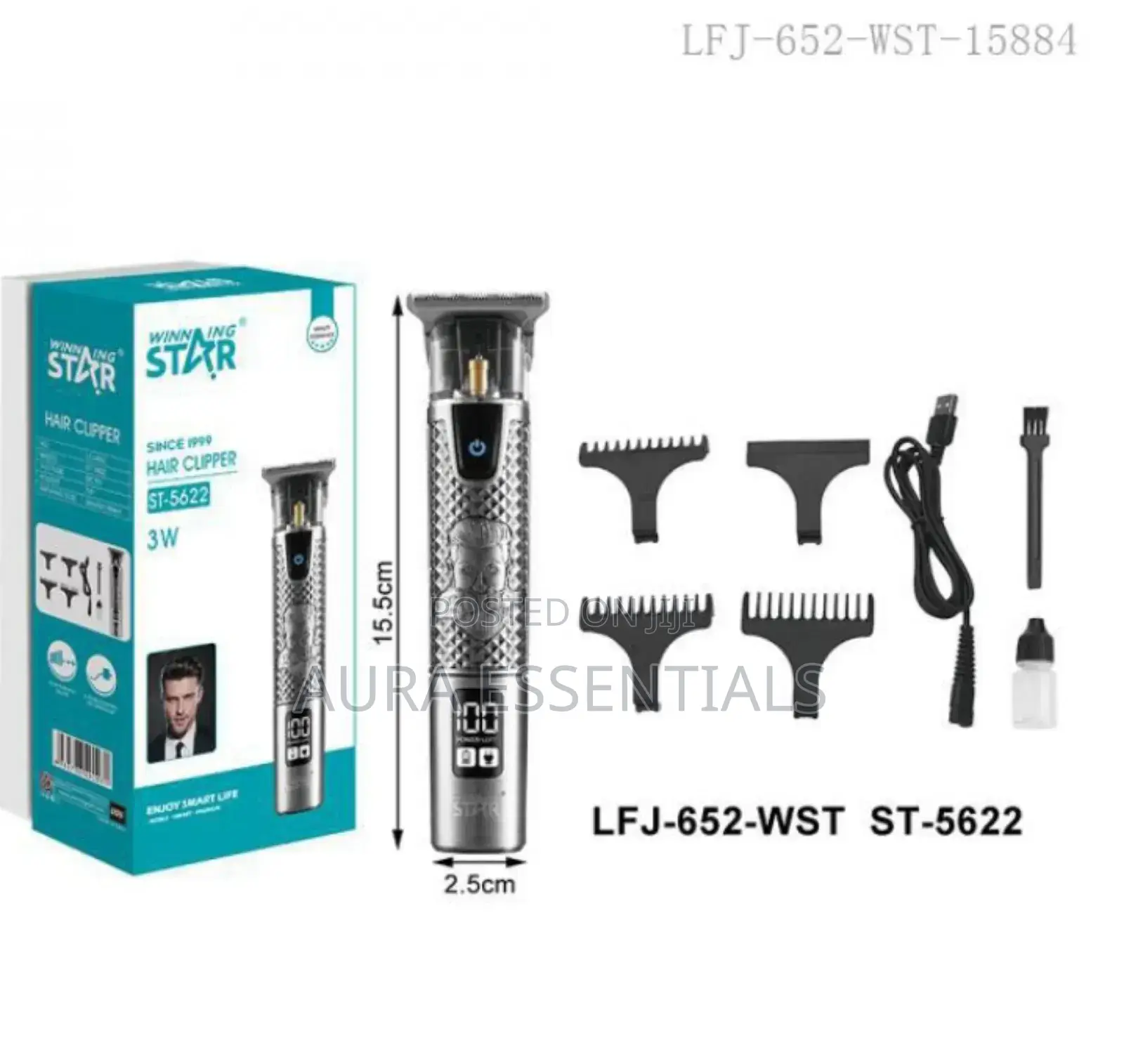 Winningstar Metallic Hair Clipper