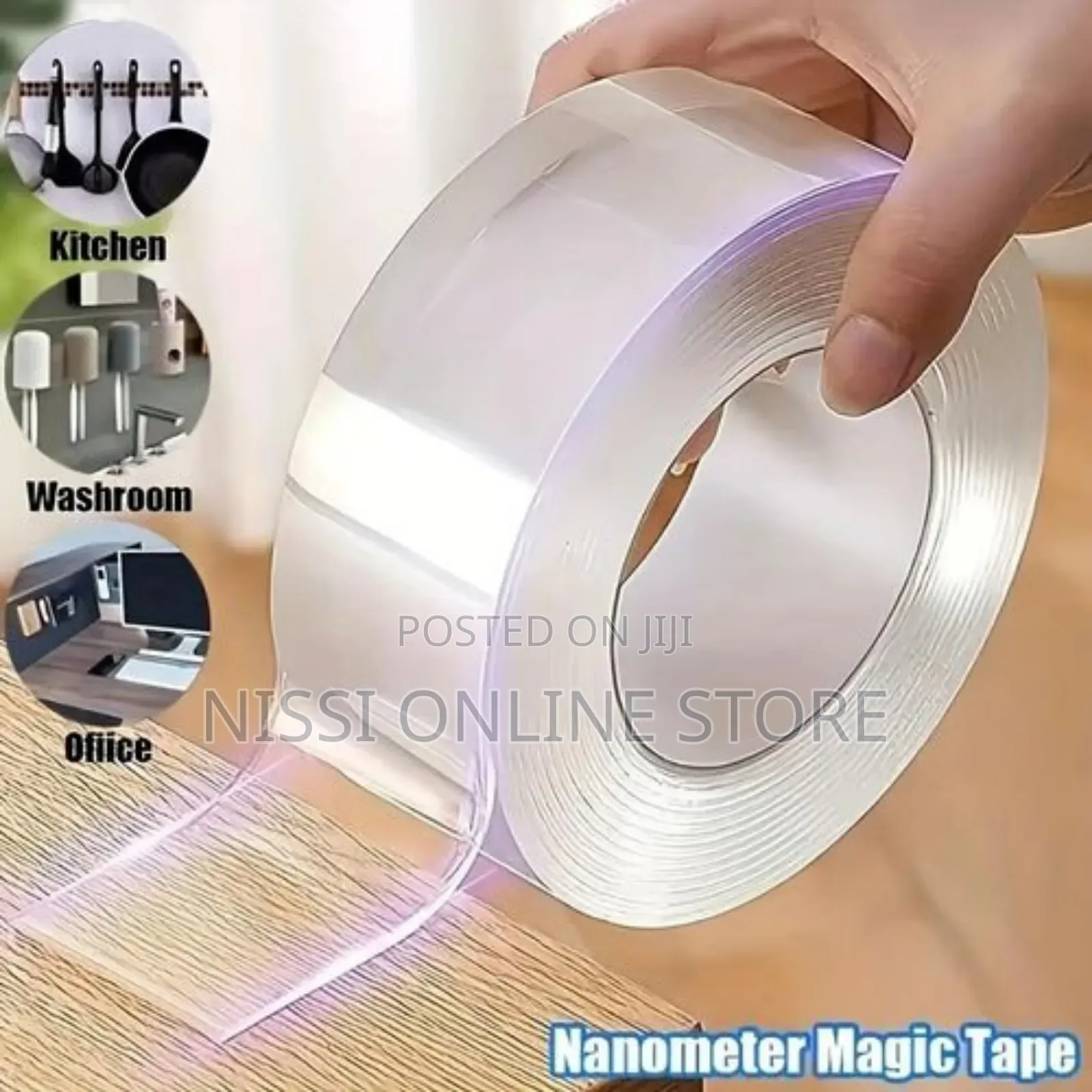 Strong Adhesive Transparent Nano Tape