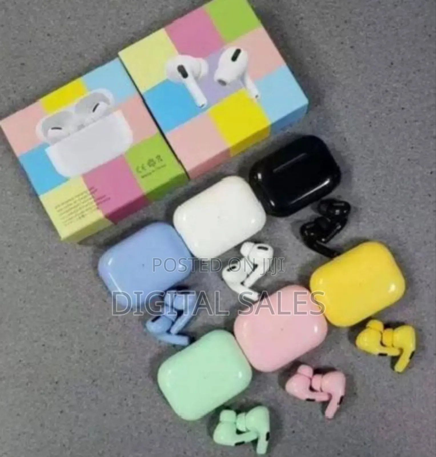 Airpods Pro Bluetooth Earbuds Wired Charging Case - White