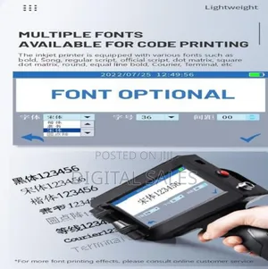 12.7mm Intelligent Handheld Qr Code Printer
