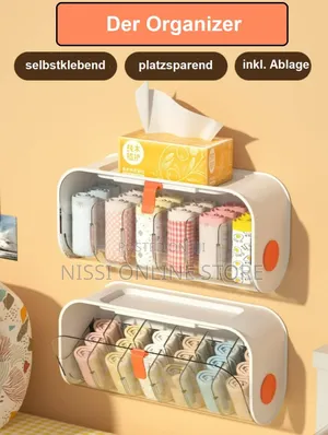Wall Mounted Underwear Organizer