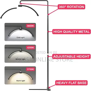 Led Half Moon Floor Lamp