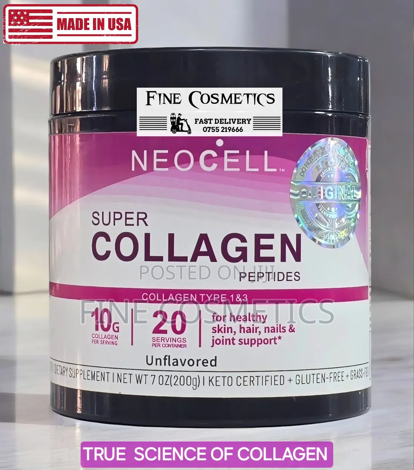 Neocell Super Collagen Peptides Powder for Skin, Hair, Nails