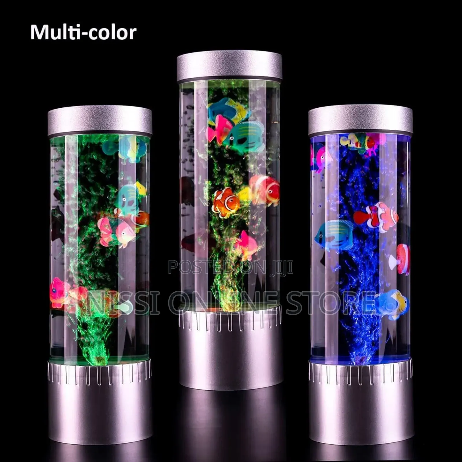 Colour Changing Bubble Fish Lamp