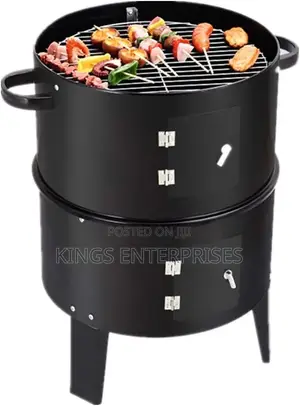 Portable Cylindrical Grill