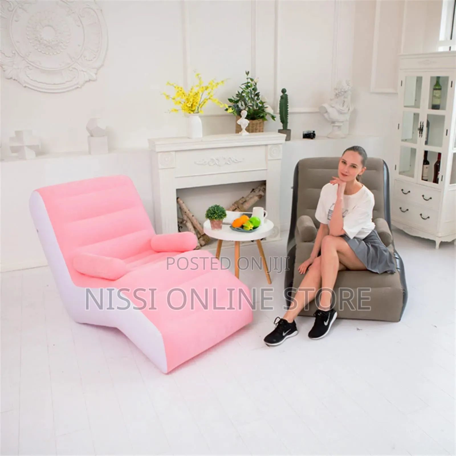 Recliner Bean Bag Inflatable Sofa