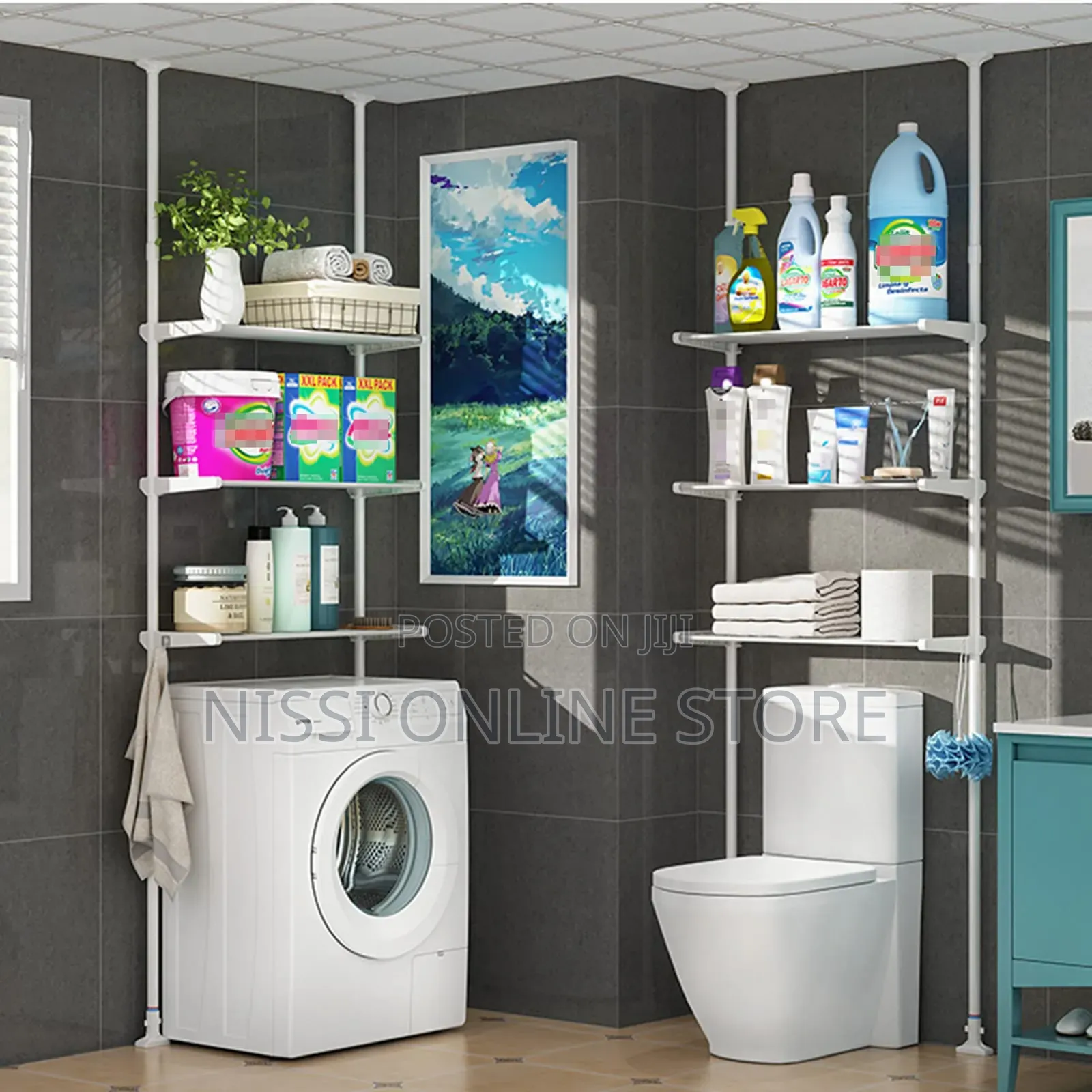 Free Standing Bathroom Organizer Rack