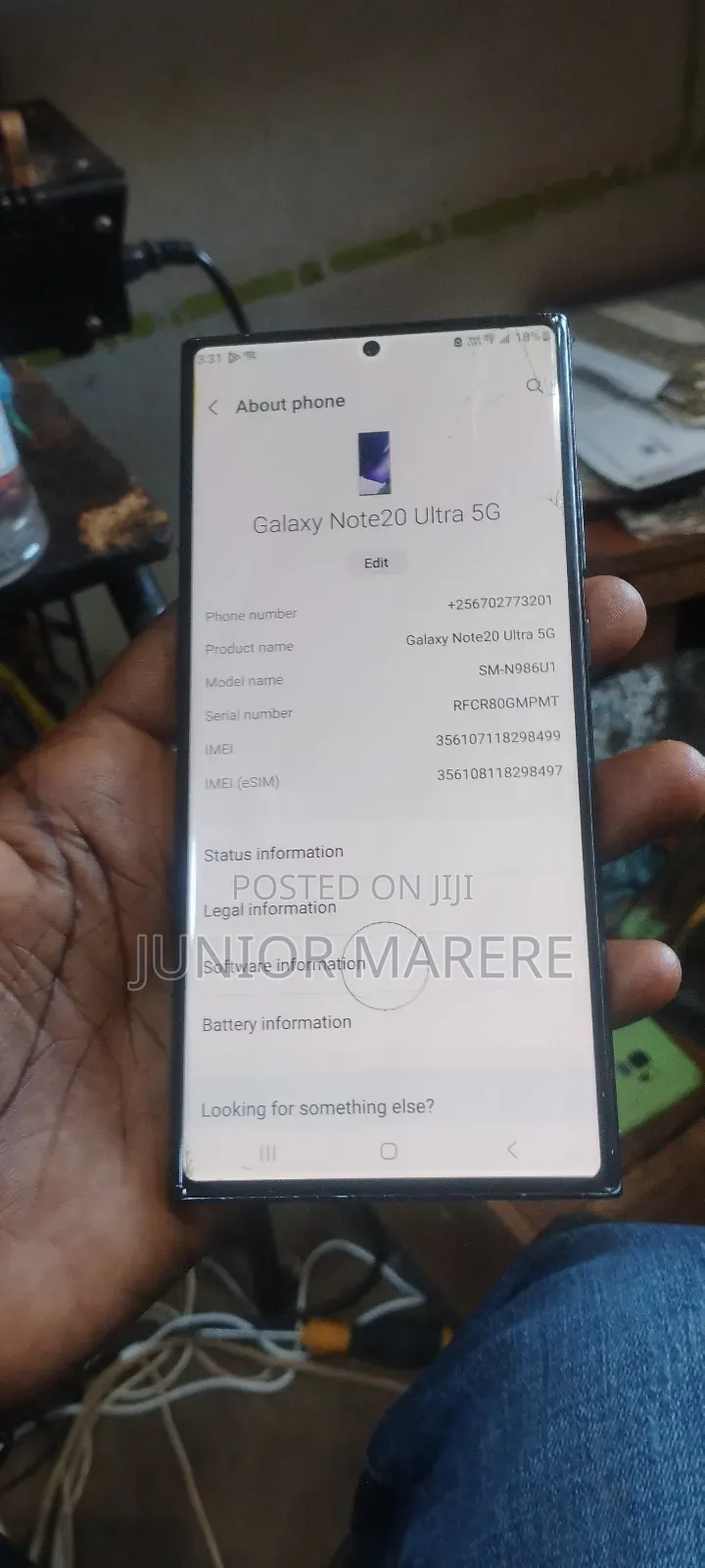 Samsung Galaxy Note 20 Ultra 5G 128 GB Black