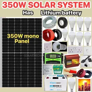 350w Solar System Kit With Lithium Battery/ Long Lifespan