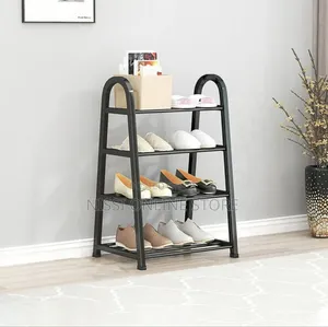 4 Tiers Metallic Shoes Rack