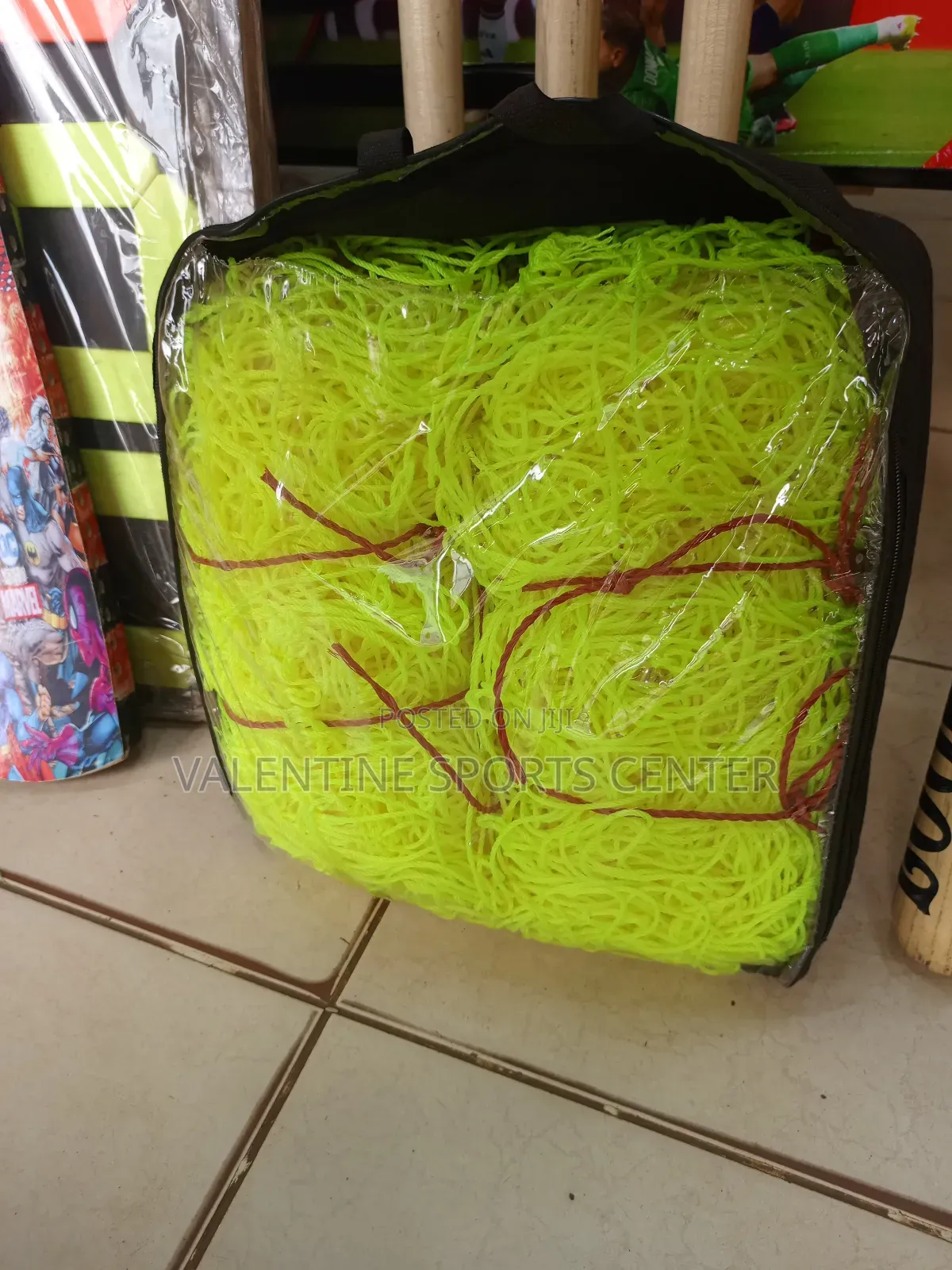 Lemon Green Goal Post Net 3.5m Original