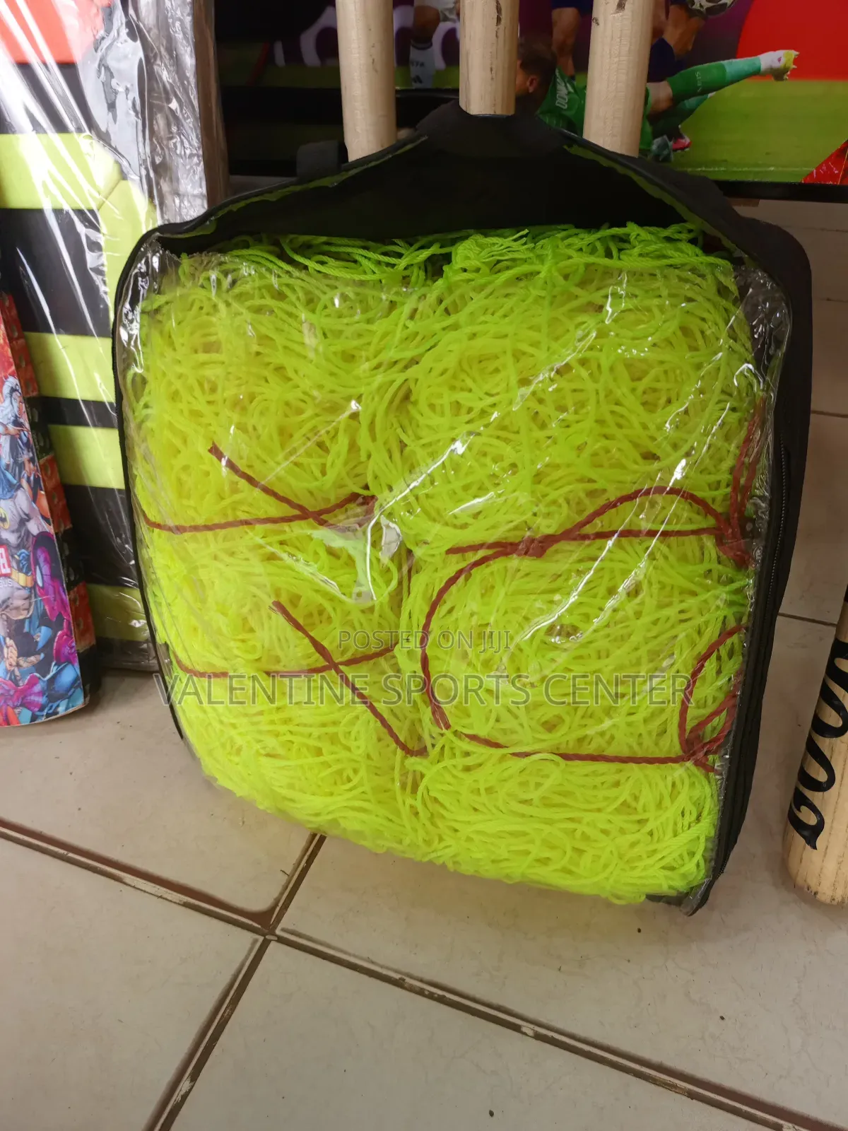 Lemon Green Goal Post Net 3.5m Original