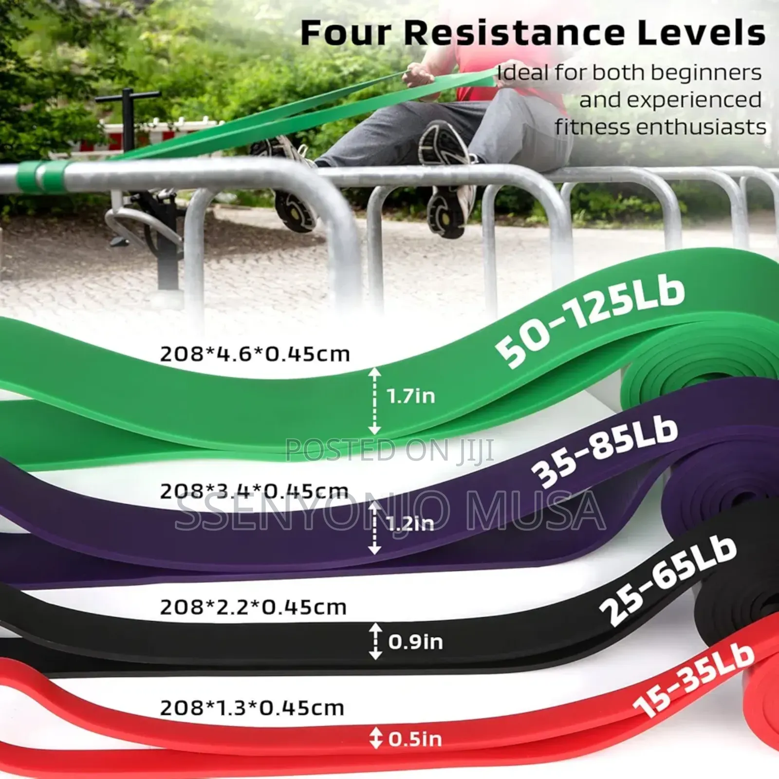 Resistance Bands Set for Strength Training Fitness