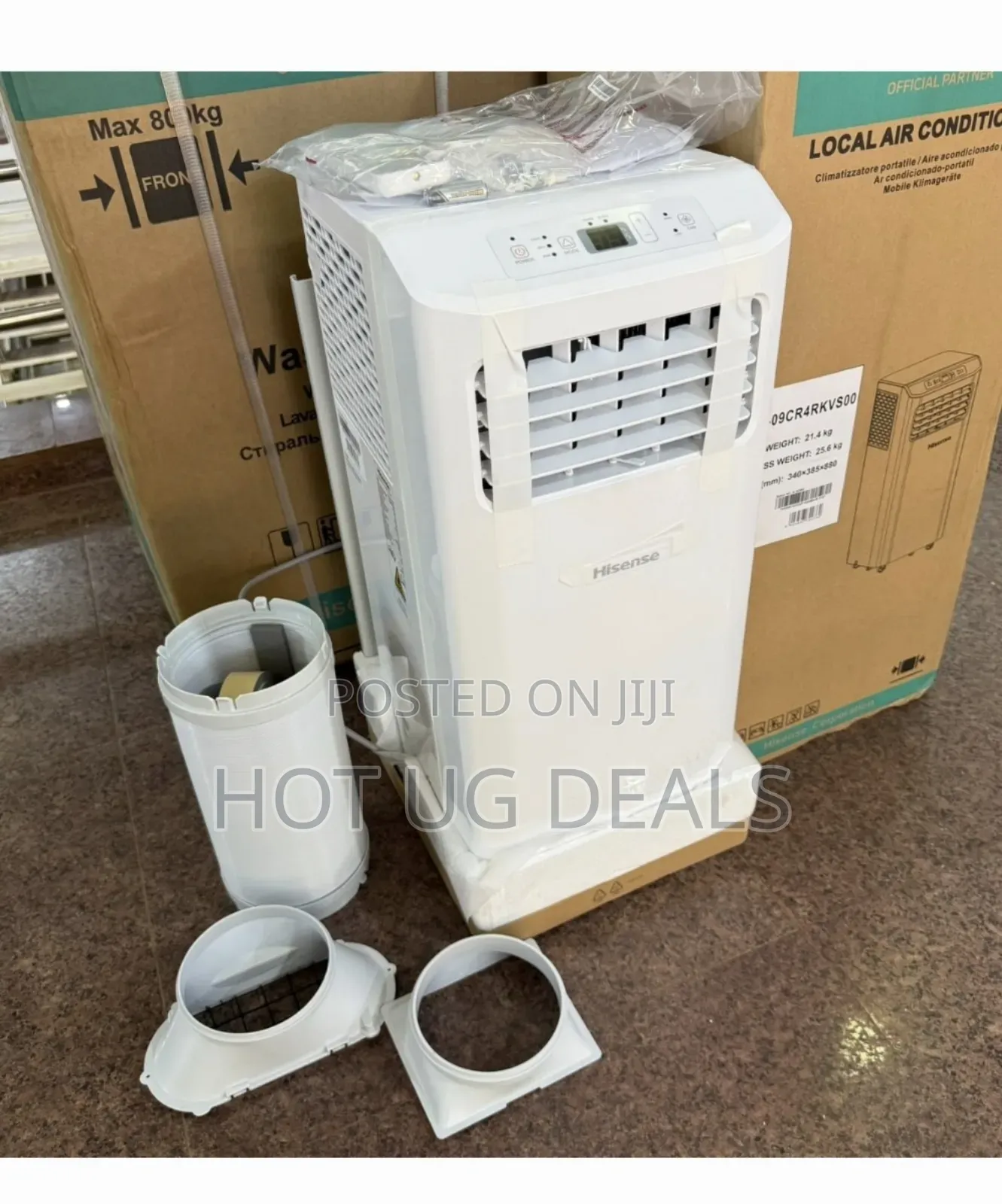 Hisense Portable Air Conditioner 9000 Btu - White