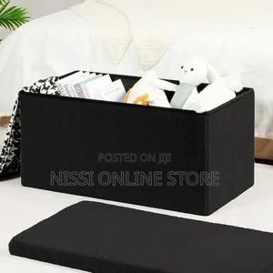 Foldable 2in1 Storage Box and Ottoman