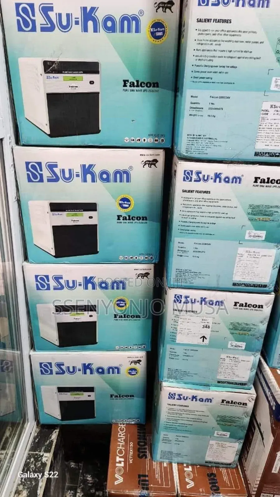 Su-kam 2000va 24v Falcon+ Pure Sine Wave Ups Inverter