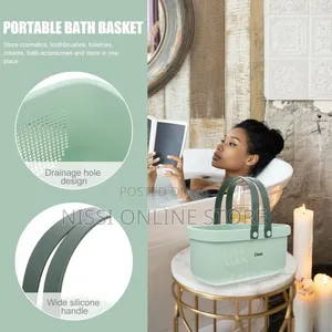 Portable Multipurpose Storage Basket With Handles