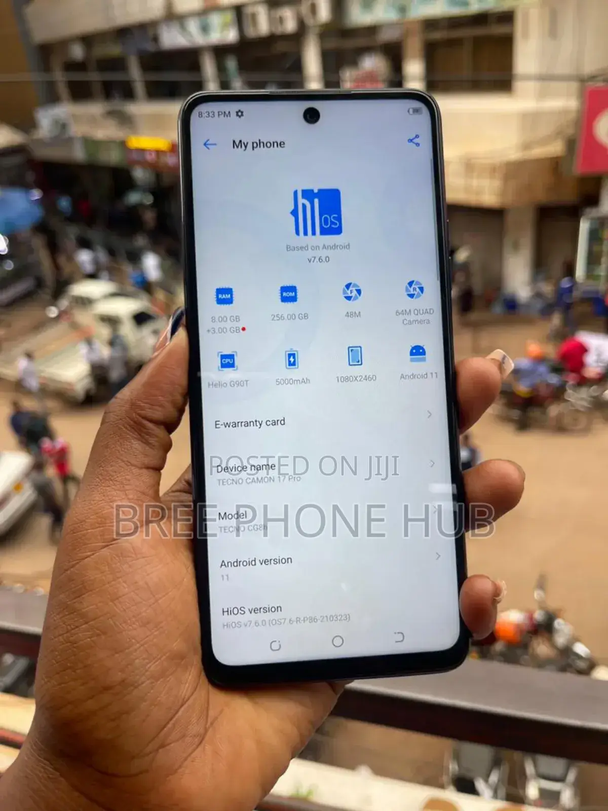 Tecno Camon 17 Pro 256 GB Black