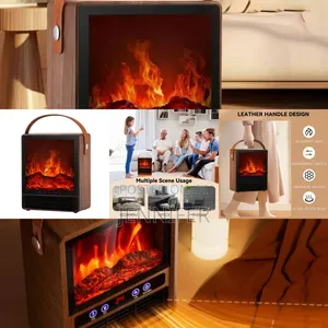 Powerful Electric Room Heater With Real 3d Fire Flame Effect