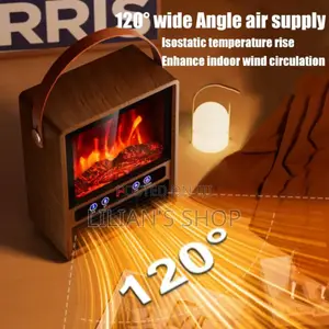 Powerful Electric Room Heater With Real 3d Fire Flame Effect