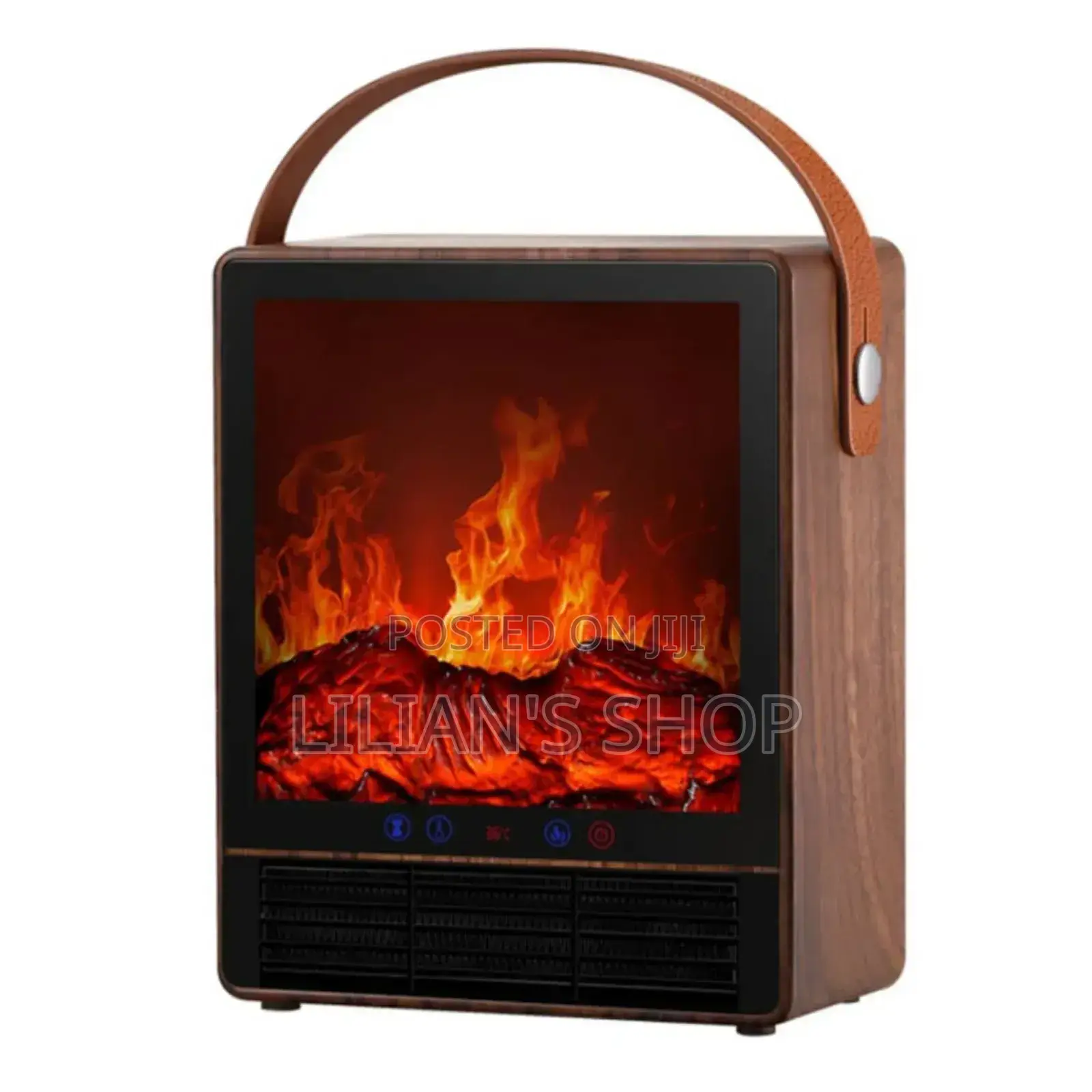 Powerful Electric Room Heater With Real 3d Fire Flame Effect