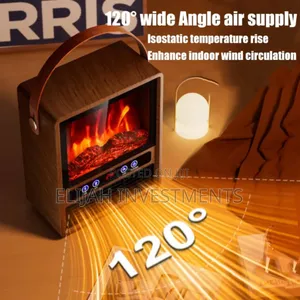 Powerful Electric Room Heater With Real 3d Fire Flame Effect