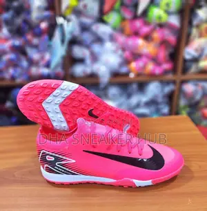Fair Play Soccer Boots/ Football Boots Pink, White, Black