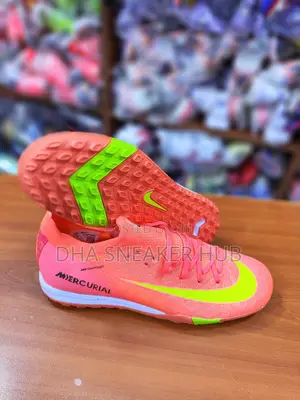 Fair Play Soccer Boots/Football Boots Orange Lemon Green