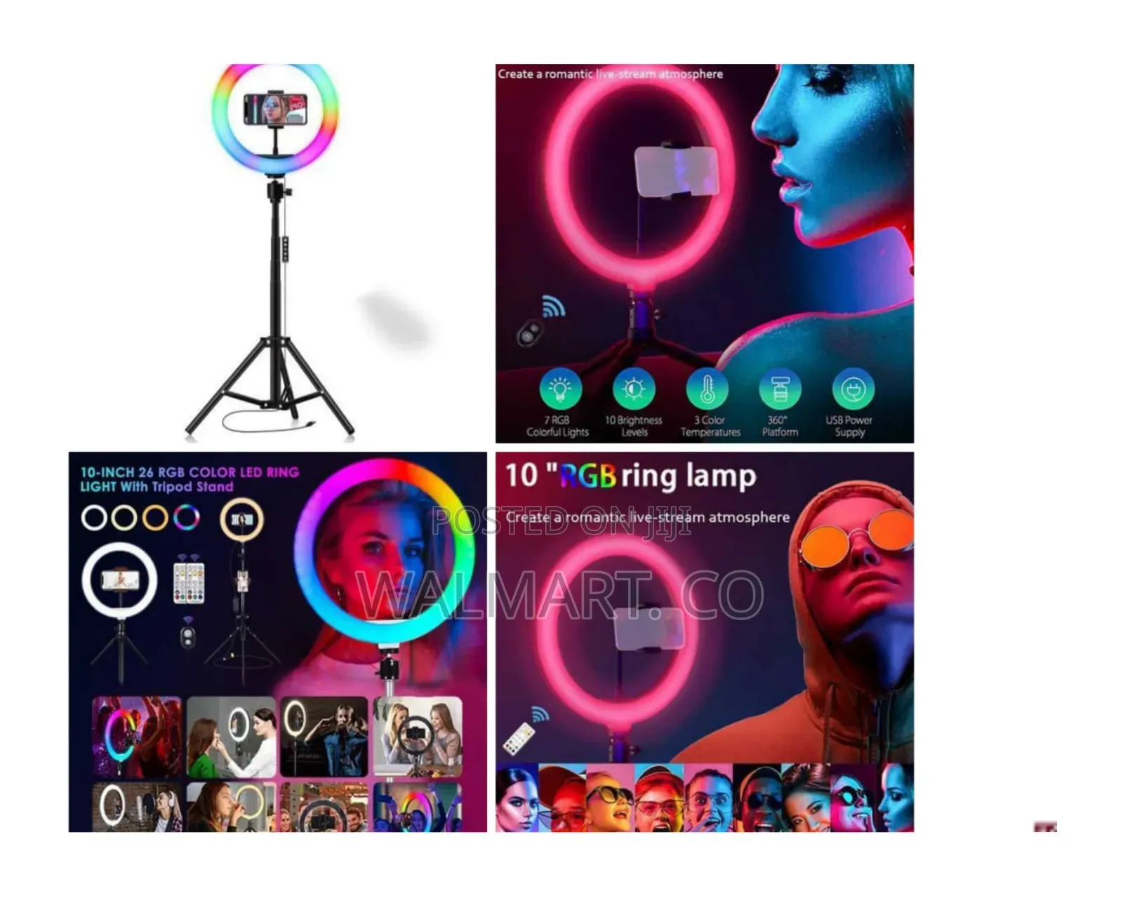 10 Inch RGB Ring Light Photography