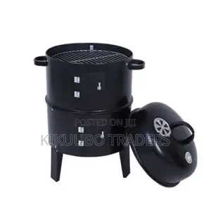 3in1 Round BBQ Grill Smoker