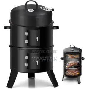 Multifunction 3in1 Outdoor BBQ Grill Smoker