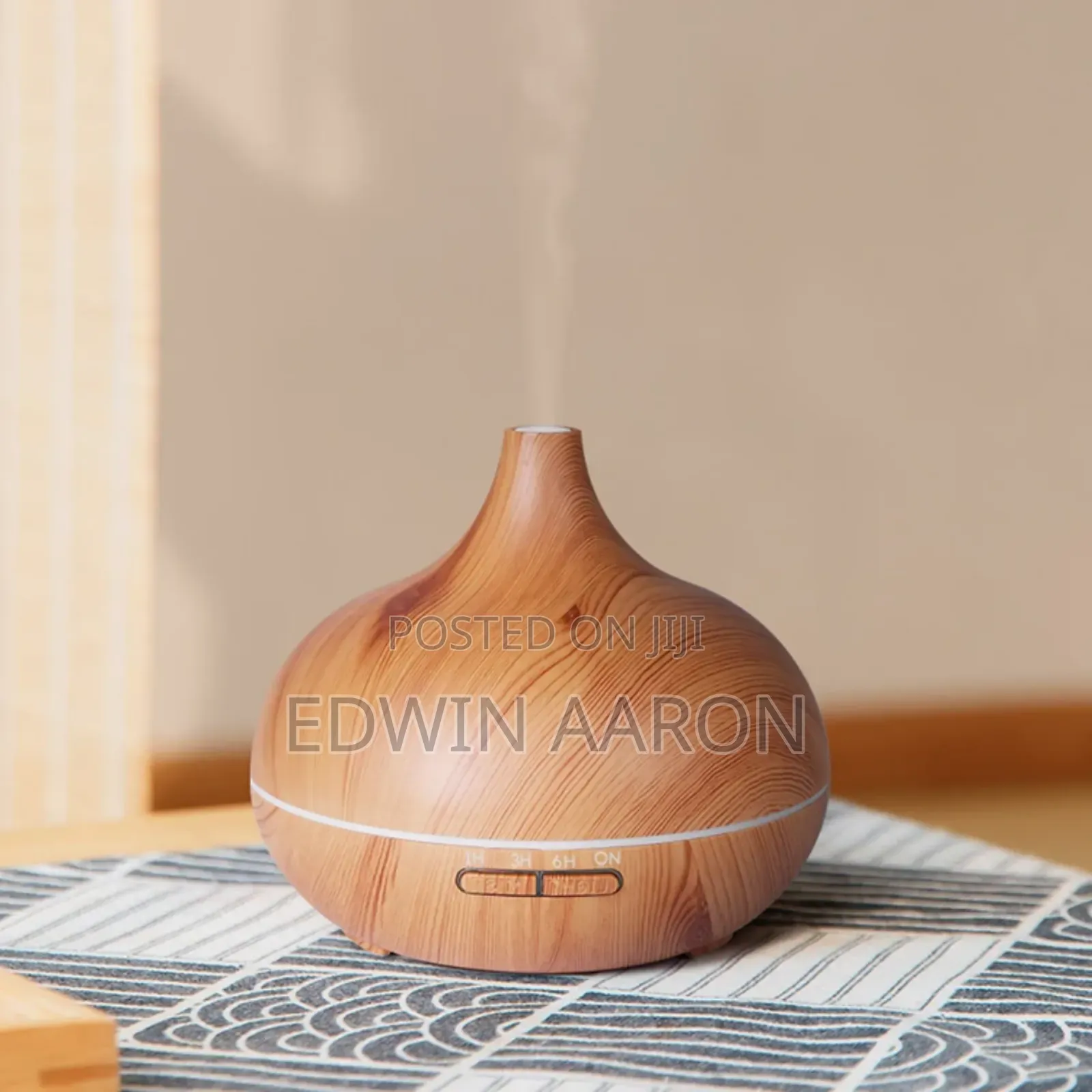 Wooden Humidifier With an Essential Oil