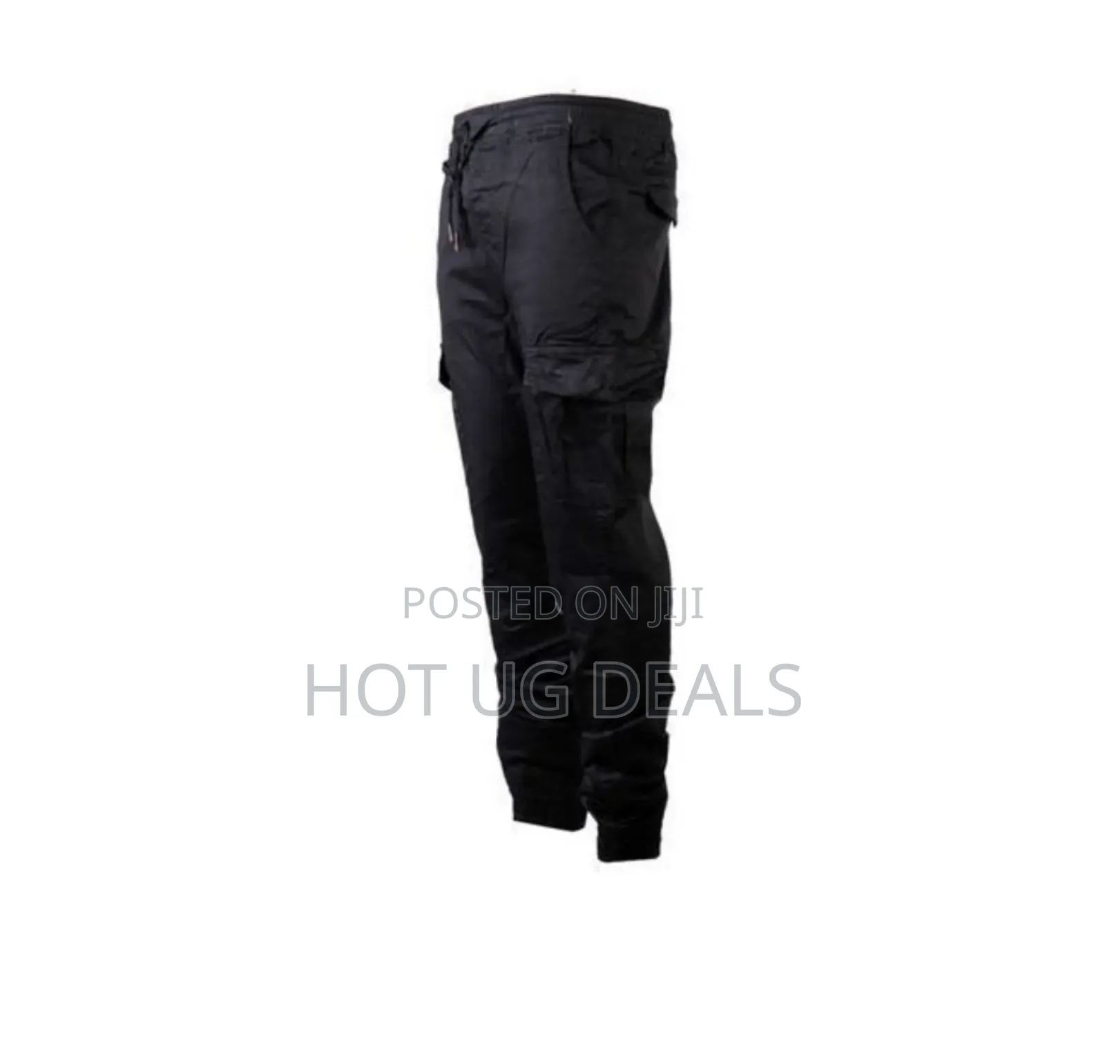 Men's Khaki Track Pants - Navy Blue