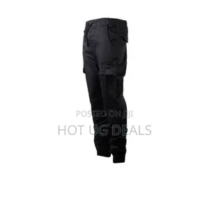 Men's Khaki Track Pants - Navy Blue