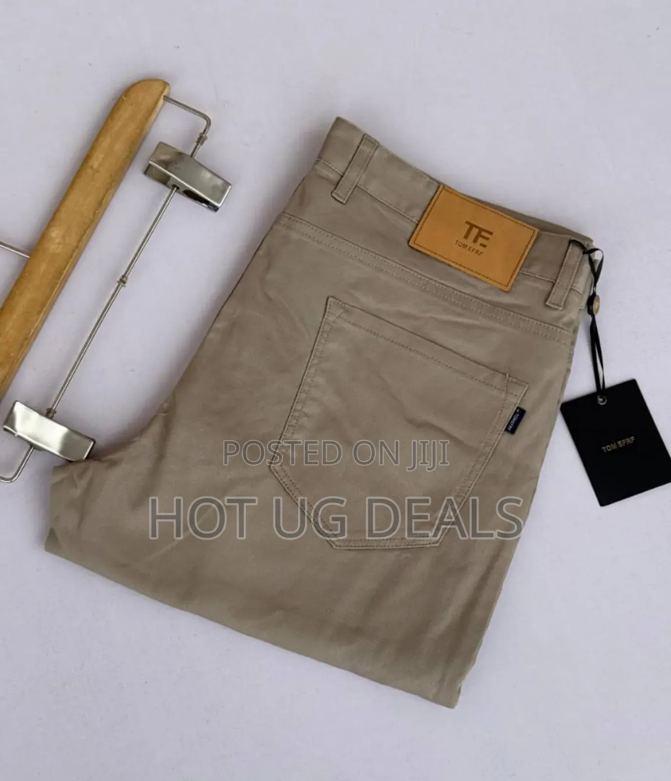 Pack Of 2 Men's Kaki Trousers - Green, Blue