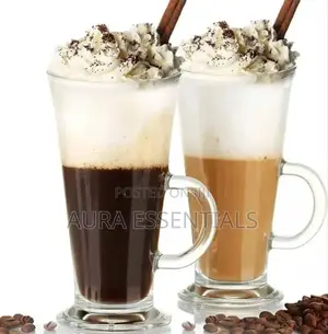 6 Pieces of Irish Coffee Ice Cream Tea Glasses – Colourless